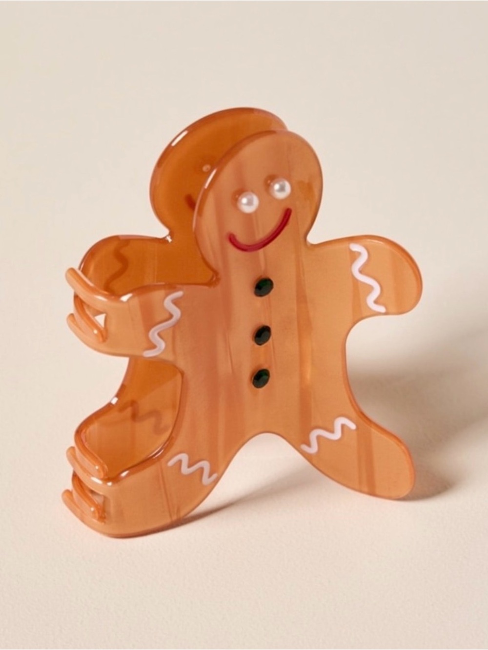 Francesca’s Gingerbread Hair Claw Clip